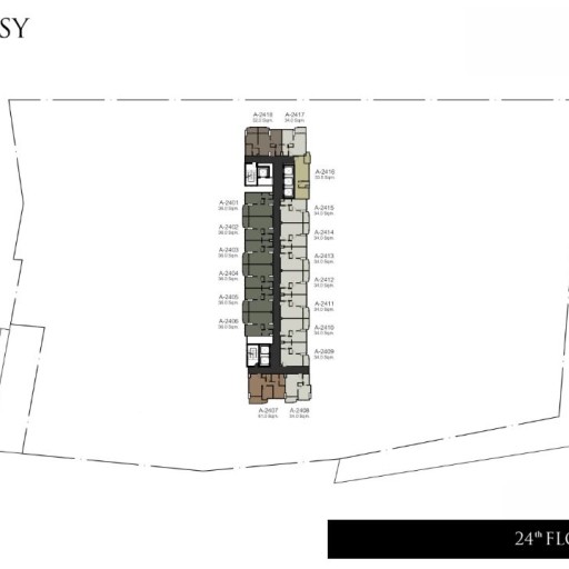 Harmonia City Garden, 1 bedroom apartments - from 23.5 m² to 26.5 m²